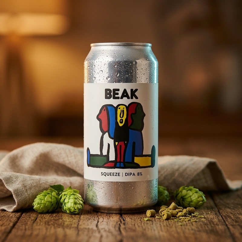 Squeeze - Beak IPA - Imperial / Double New England / Hazy 440ml - 2