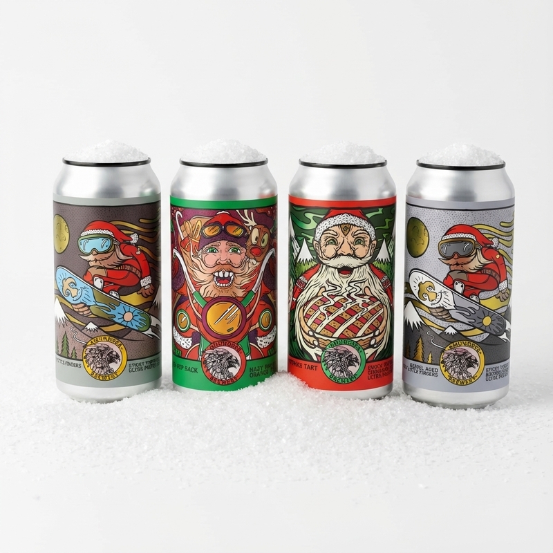 Night Sleigher - Amundsen Brewery IPA - Imperial / Double New England / Hazy 440ml - 1