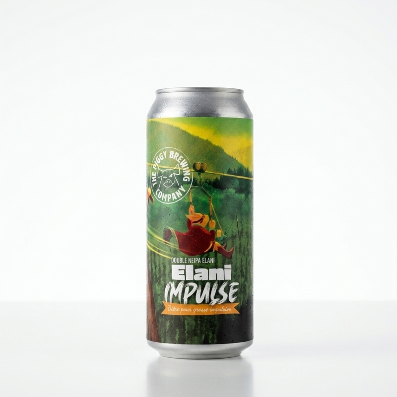 Elani Impulse - The Piggy Brewing Company IPA - Imperial / Double New England / Hazy 440ml - 2
