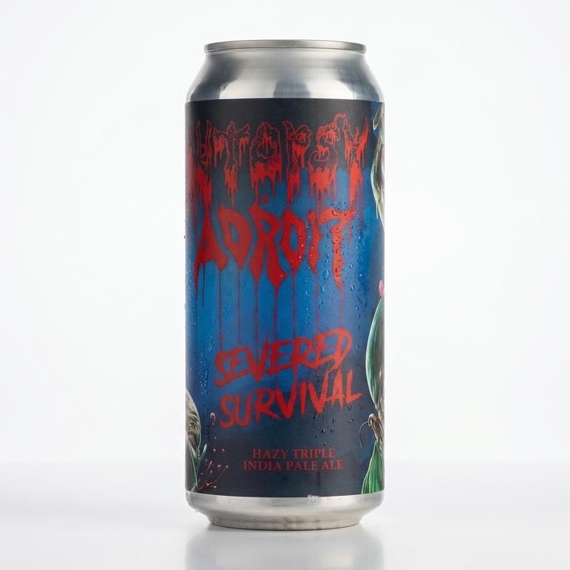 Severed Survival (Ghost 1625) / Autopsy Band - Adroit Theory IPA - Imperial / Double New England / Hazy 473ml - 2