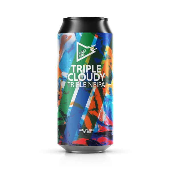 Triple Cloudy - Funky Fluid IPA - Triple New England / Hazy 500ml - 1