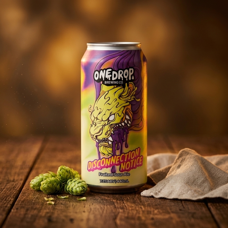 Disconnection Notice - One Drop Brewing Co Sour - Fruited 440ml - 1