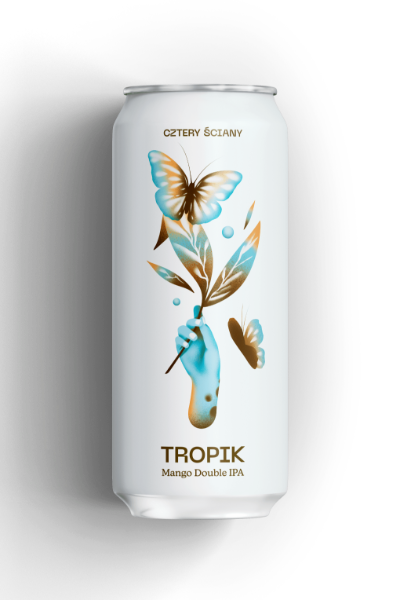 Tropik - Browar Cztery Ściany IPA - Belgian 500ml - 1