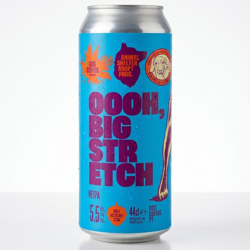 Oooh, Big Stretch - Dois Corvos IPA - New England / Hazy 440ml - 2