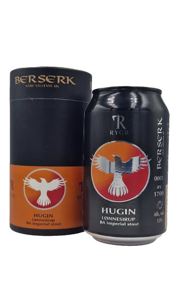 Hugin Lønnesirup - RYGR Brygghús Stout - Imperial / Double 330ml - 1