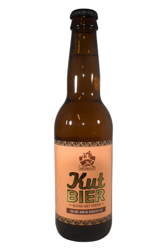 Kutbier met Perzik - Brouwerij Boegbeeld Belgian Blonde 330ml - 1