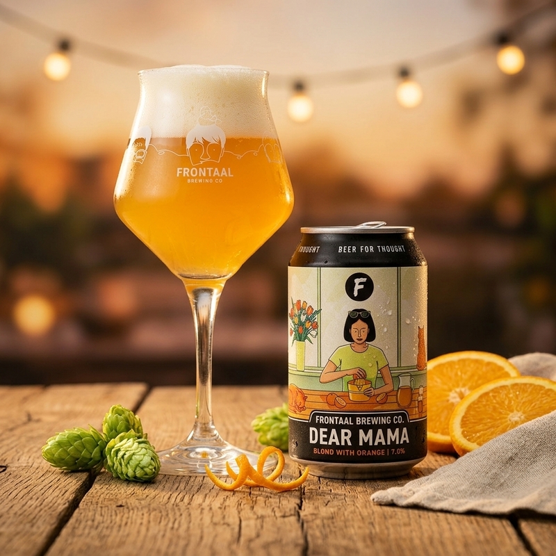Dear Mama - Frontaal Brewing Co. Belgian Blonde 330ml - 2