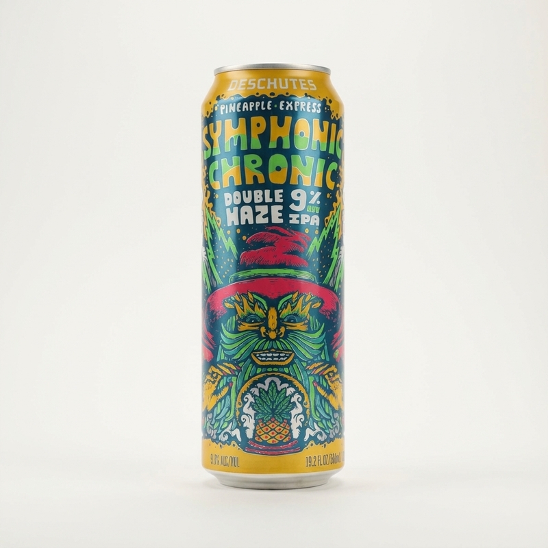 Symphonic Chronic Double Haze IPA - Deschutes Brewery IPA - Imperial / Double New England / Hazy 568ml - 2