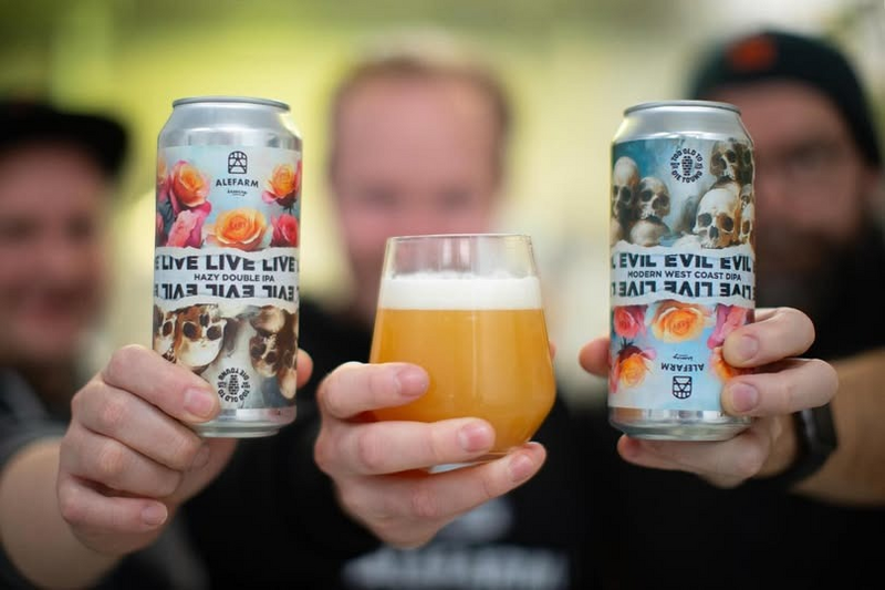 Live - Alefarm Brewing IPA - Imperial / Double New England / Hazy 440ml - 1