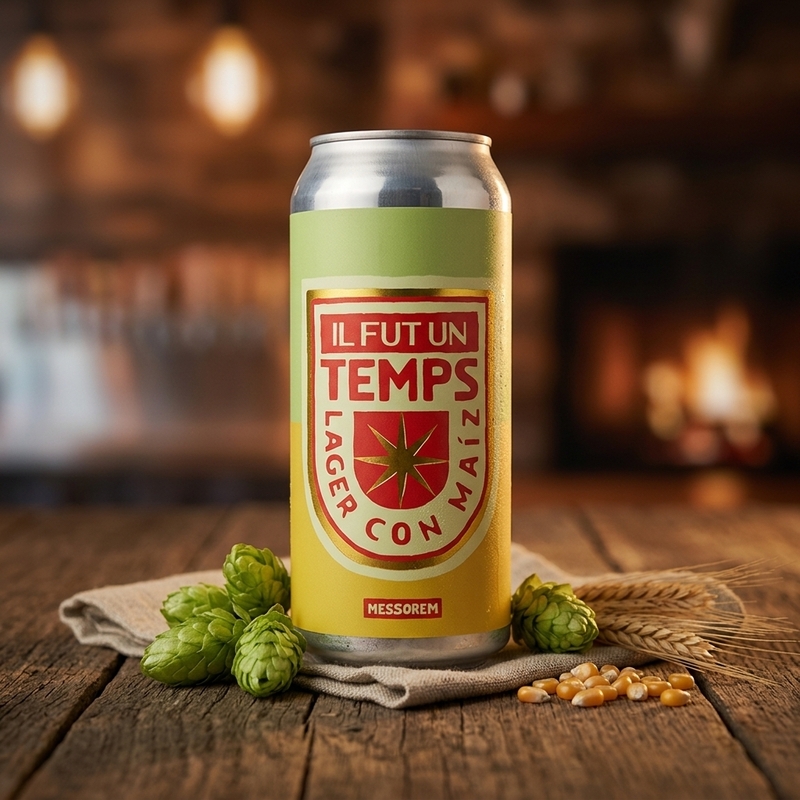 Il Fut Un Temps : Lager Con Maiz - Messorem Lager - American 473ml - 1