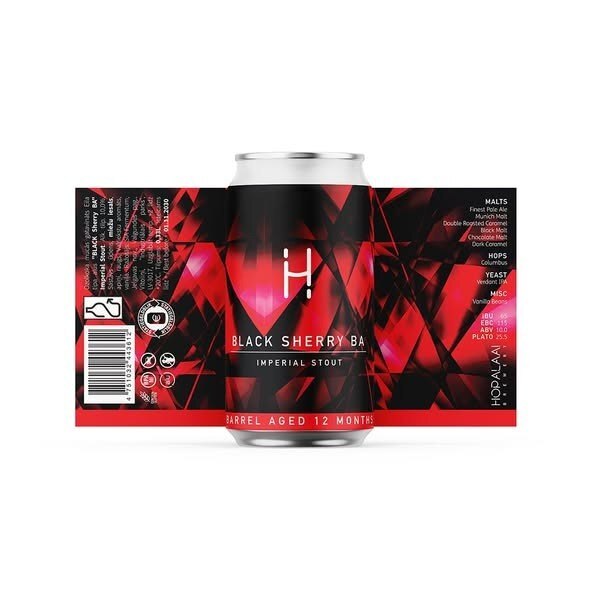 Black Sherry BA - Hopalaa Stout - Imperial / Double 330ml - 1
