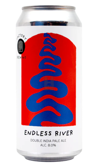 Endless River - Factory Brewing IPA - Imperial / Double New England / Hazy 440ml - 1