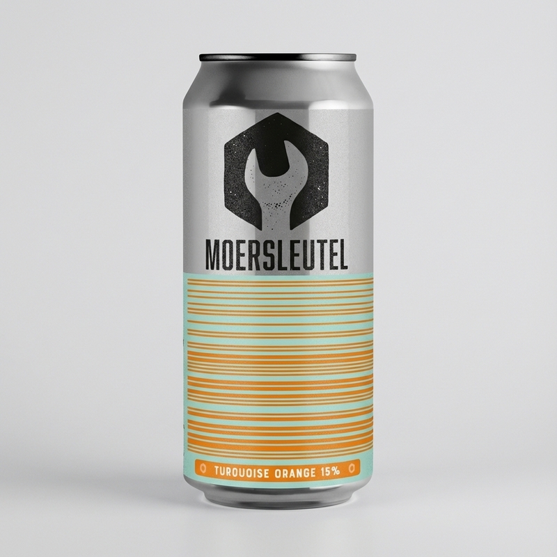 Barcode: Turquoise Orange - Moersleutel Craft Brewery Freeze-Distilled Beer 440ml - 2