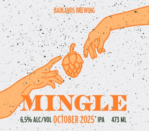 Mingle October 2025 - Badlands IPA - New England / Hazy 473ml - 1