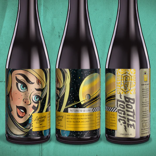 Return To Saturn (2025) - Bottle Logic Brewing Hard Seltzer 500ml - 1