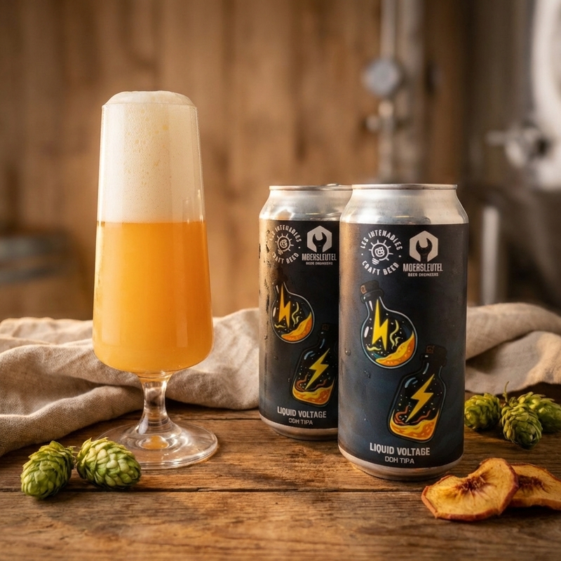 Liquid Voltage - Les Intenables - Craft Beer IPA - Triple New England / Hazy 440ml - 1