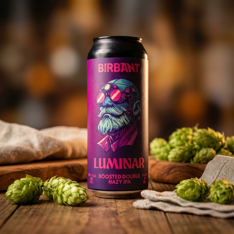 Luminar - Browar Birbant IPA - Imperial / Double New England / Hazy 500ml - 1