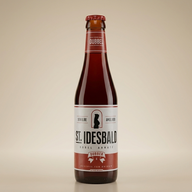 St. Idesbald Dubbel / Donker - Delirium - Huyghe Brewery Belgian Dubbel 330ml - 2
