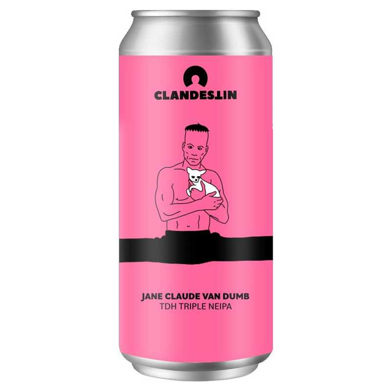 Jean Claude Van Dumb - Clandestin Beer IPA - Triple New England / Hazy 500ml - 1