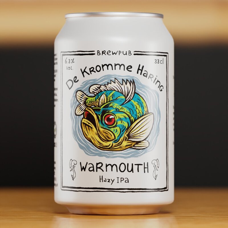 Warmouth v13 - De Kromme Haring IPA - New England / Hazy 330ml - 1