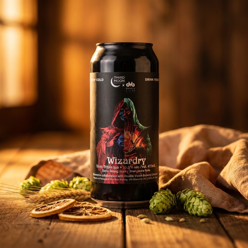 Wizardry / Double Vision - Third Moon Brewing Company IPA - Triple New England / Hazy 473ml - 1