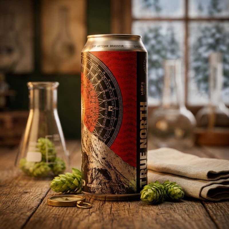 True North Labs - EXP Artisan Brasseur IPA - New England / Hazy 473ml - 1