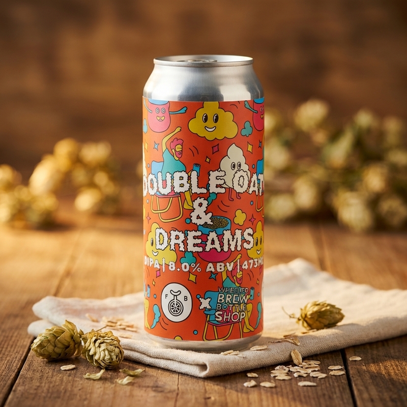 Double Oats And Dreams - Fine Balance Brewing IPA - Imperial / Double New England / Hazy 473ml - 2