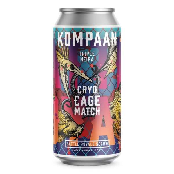 Battle Royale: Cryo Cage Match - KOMPAAN Dutch Craft Beer Company IPA - Triple New England / Hazy 440ml - 1