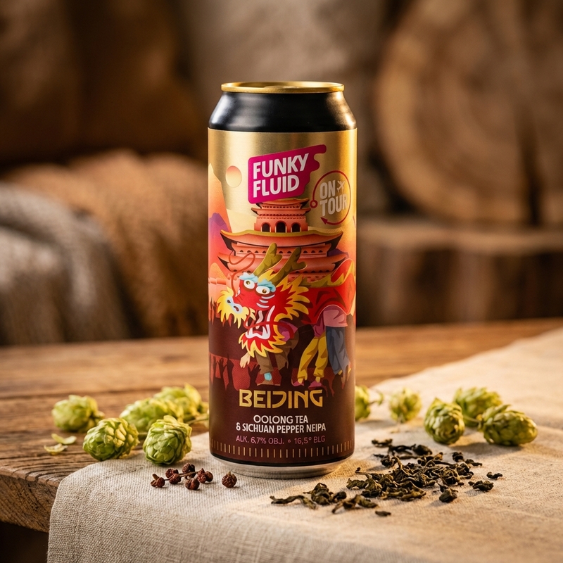 FF on Tour: Beijing - Funky Fluid IPA - New England / Hazy 500ml - 2