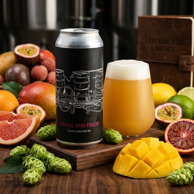 Denial And Error - Fidens Brewing Co. IPA - Imperial / Double New England / Hazy 473ml - 1
