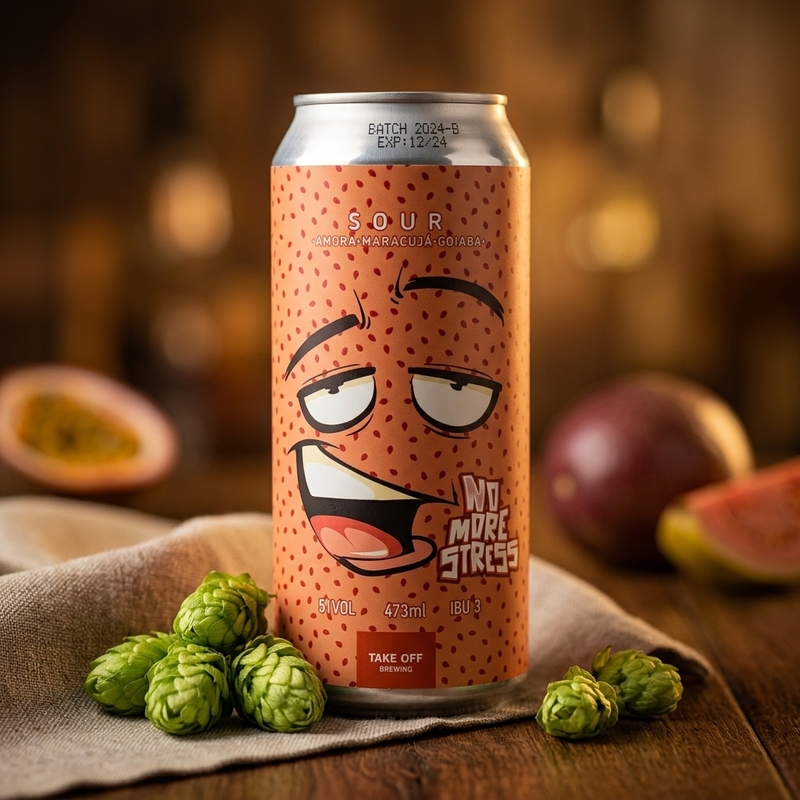 No More Stress - Hankzbier Sour - Fruited 473ml - 1