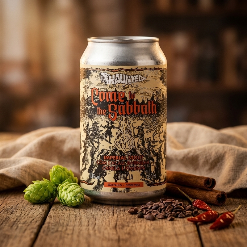 Come to the Sabbath 2026 - Haunted Brewing Stout - Imperial / Double 350ml - 1