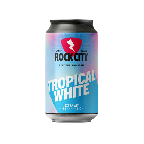 Tropical White - Rock City Brewing Wheat Beer - Witbier / Blanche 330ml - 1