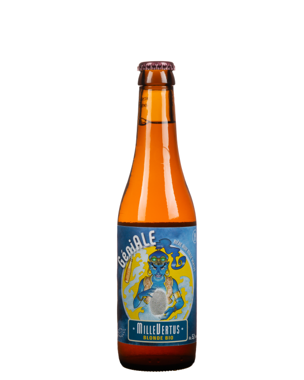 Géniale Bio Blonde - Brasserie Artisanale MilleVertus Belgian Blonde 330ml - 1