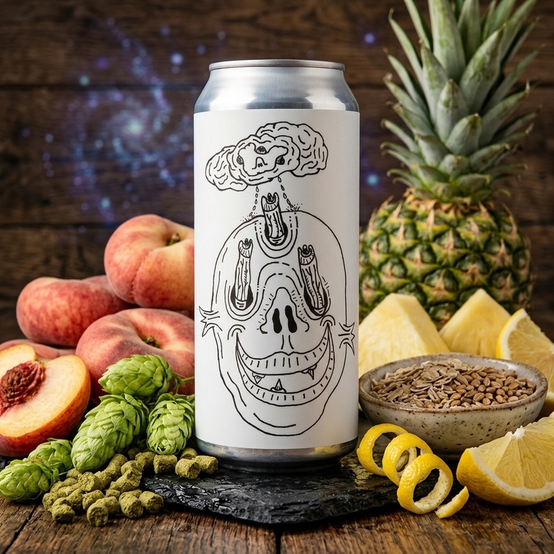 TDH Death Tripper Galaxy - Tired Hands Brewing Company IPA - Triple New England / Hazy 473ml - 1