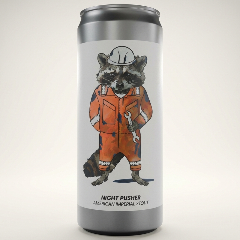 Night Pusher - Brewski Stout - Imperial / Double 330ml - 1
