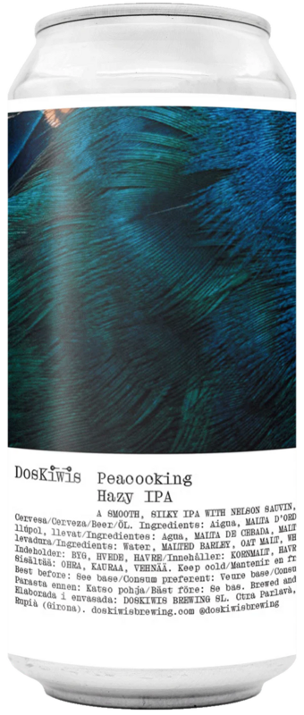 Peacocking - DOSKIWIS BREWING IPA - New England / Hazy 440ml - 1