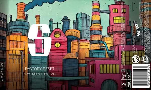 Factory Reset - Salikatt Pale Ale - New England / Hazy 440ml - 1