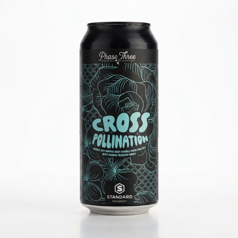 Cross Pollination / Standard Meadery - Phase Three Brewing IPA - Imperial / Double New England / Hazy 473ml - 2