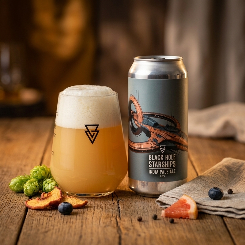 Black Hole Starships - Azvex Brewing Company IPA - American 440ml - 1