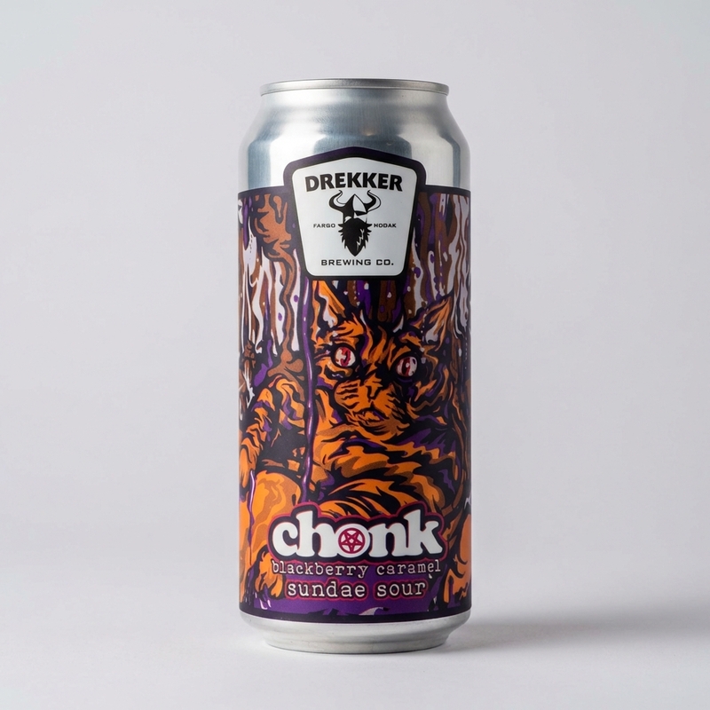 CHONK: Blackberry Caramel - Drekker Brewing Company Sour - Smoothie / Pastry 473ml - 1