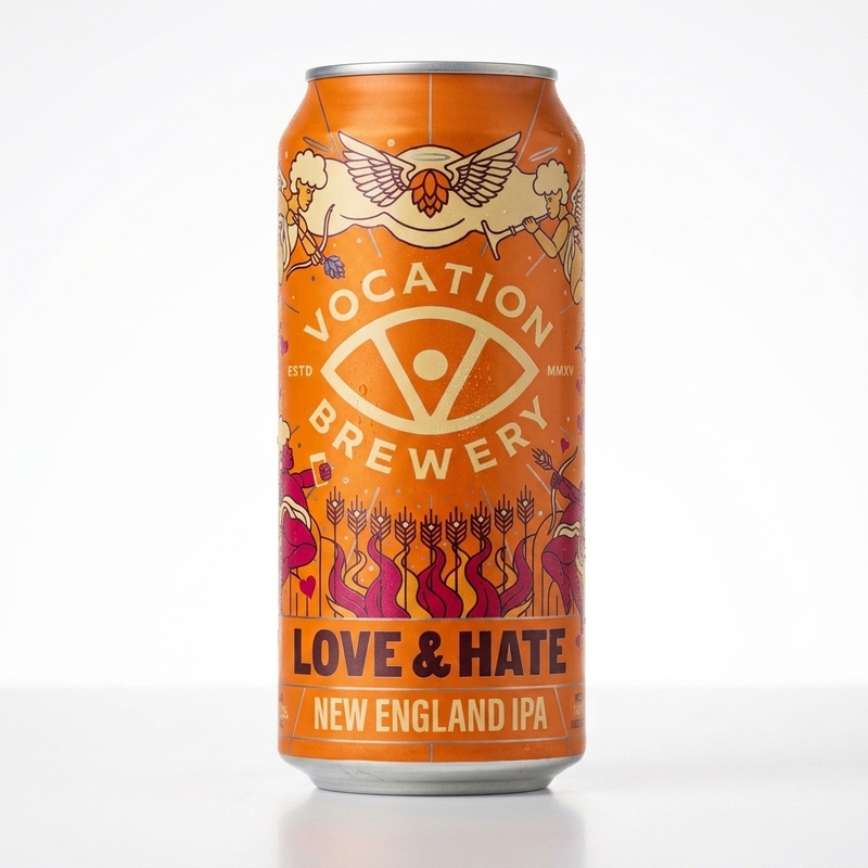 Love & Hate - Vocation Brewery IPA - New England / Hazy 440ml - 2