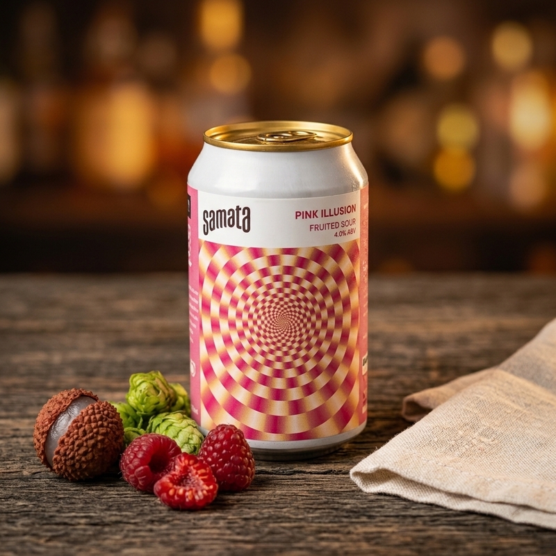 Pink Illusion - Samanta Brewing Sour - Smoothie / Pastry 330ml - 1