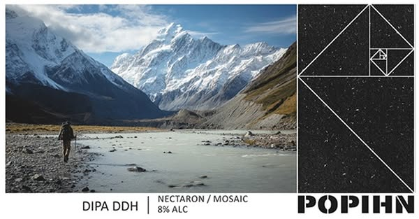 DIPA DDH Nectaron / Mosaic - Popihn IPA - Imperial / Double New England / Hazy 440ml - 1
