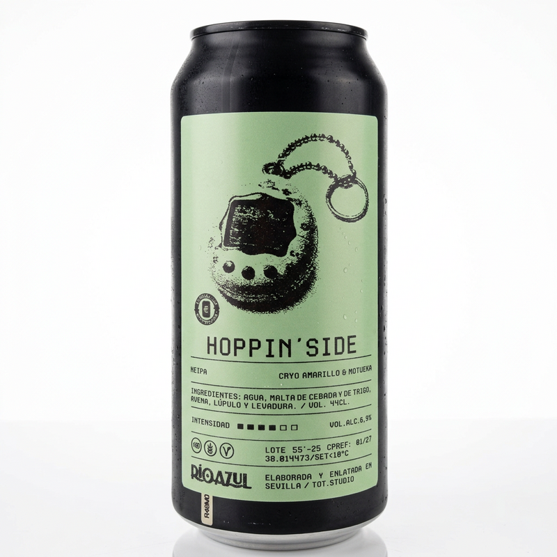 Hoppin' Side - RIOAZUL IPA - New England / Hazy 440ml - 2
