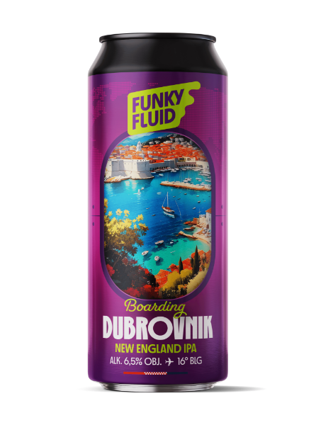 Boarding: Dubrovnik - Funky Fluid IPA - New England / Hazy 500ml - 1