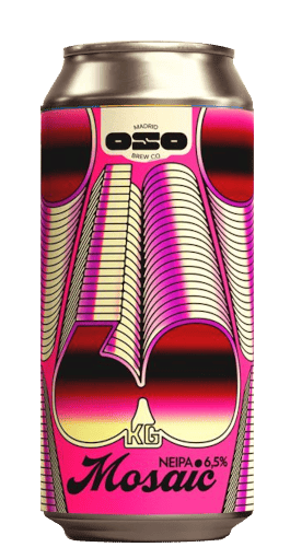 60KG Mosaic - Oso Brew Co IPA - New England / Hazy 440ml - 1