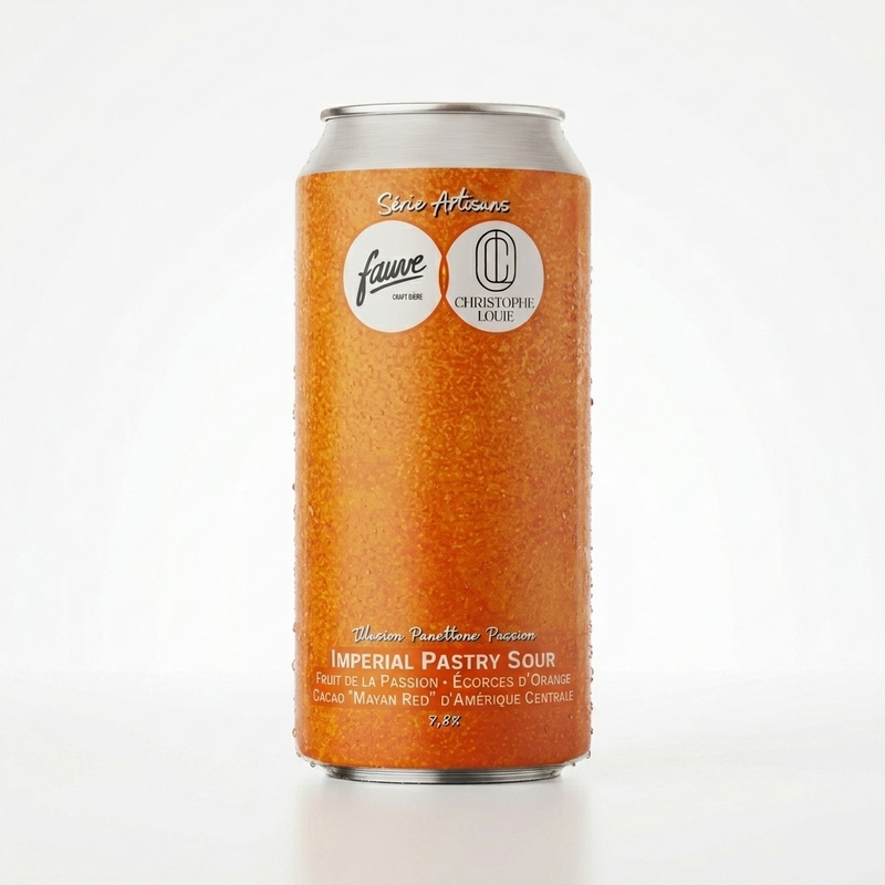 Illusion Panettone Passion - Fauve Craft Bière Sour - Smoothie / Pastry 440ml - 1