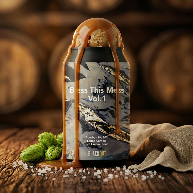 Bless this Mess - vol 1 - Blackout Brewing Stout - Imperial / Double Pastry 330ml - 2