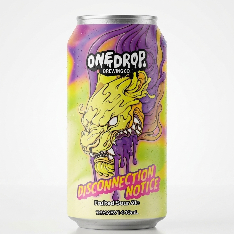 Disconnection Notice - One Drop Brewing Co Sour - Fruited 440ml - 2